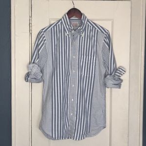 J. Crew Broken-In Striped Oxford Shirt in Classic Fit